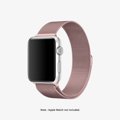 Orchid Pink Magnetic Milanese Loop Apple WatchBand