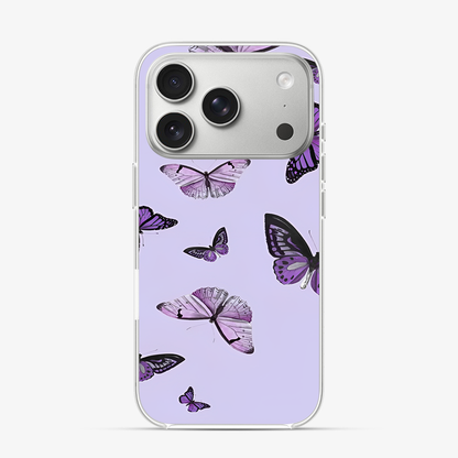 Purple Butterfly iPhone 17 Pro Case