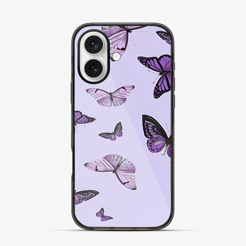 Purple Butterfly iPhone 17 Case