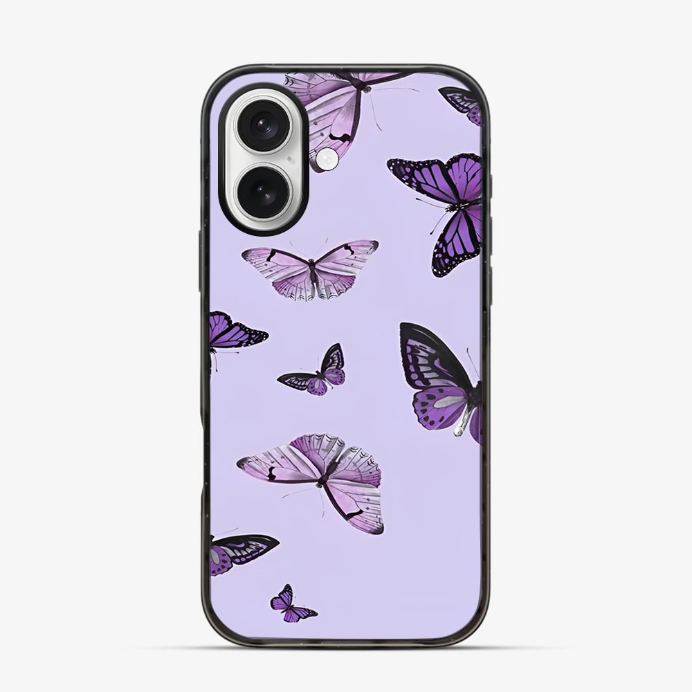 Purple Butterfly iPhone 17 Case