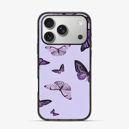 Purple Butterfly iPhone 17 Pro Case