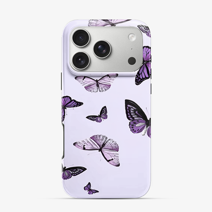 Purple Butterfly iPhone 17 Pro Case