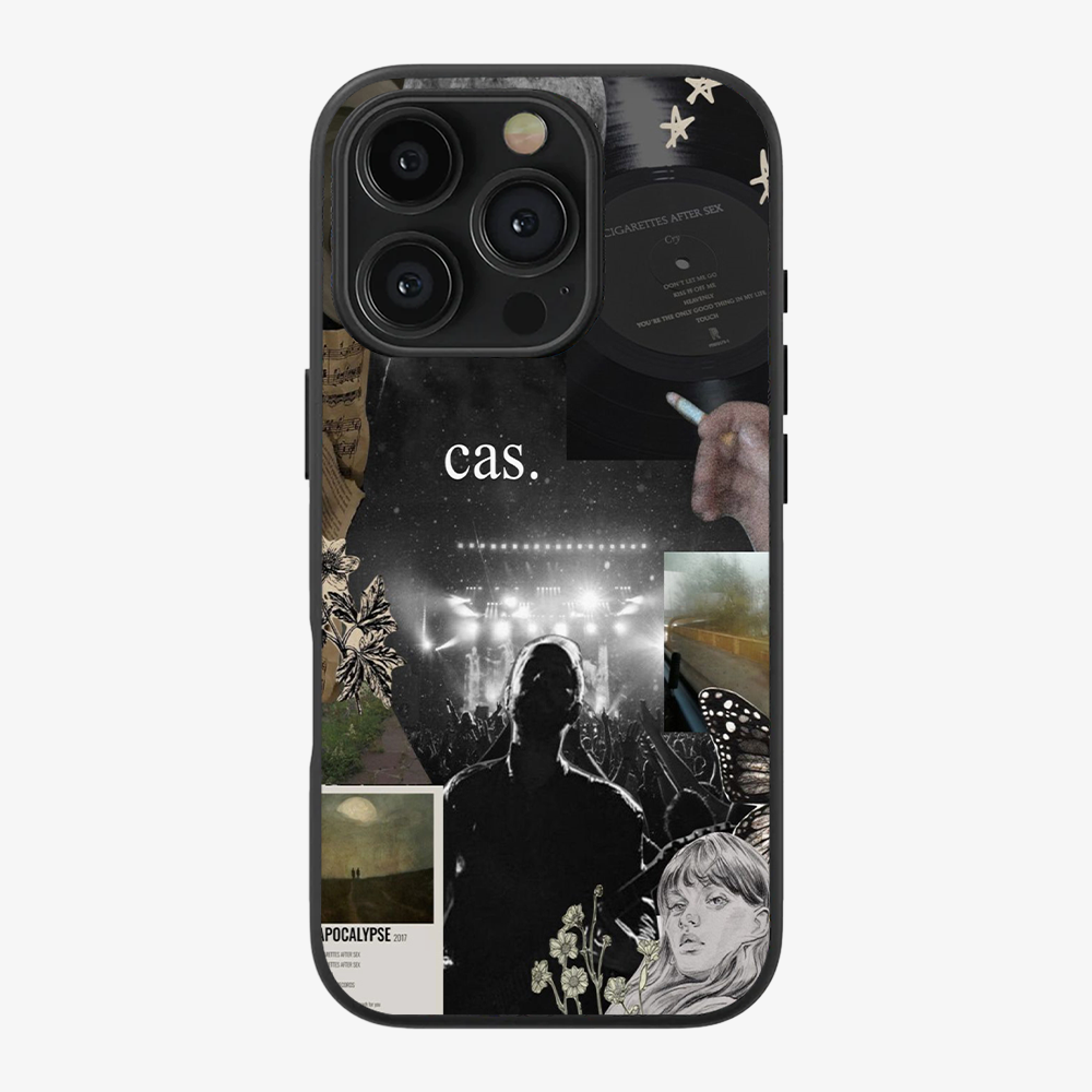 CAS Sticker | Two Phone Case Clear Silicone Case