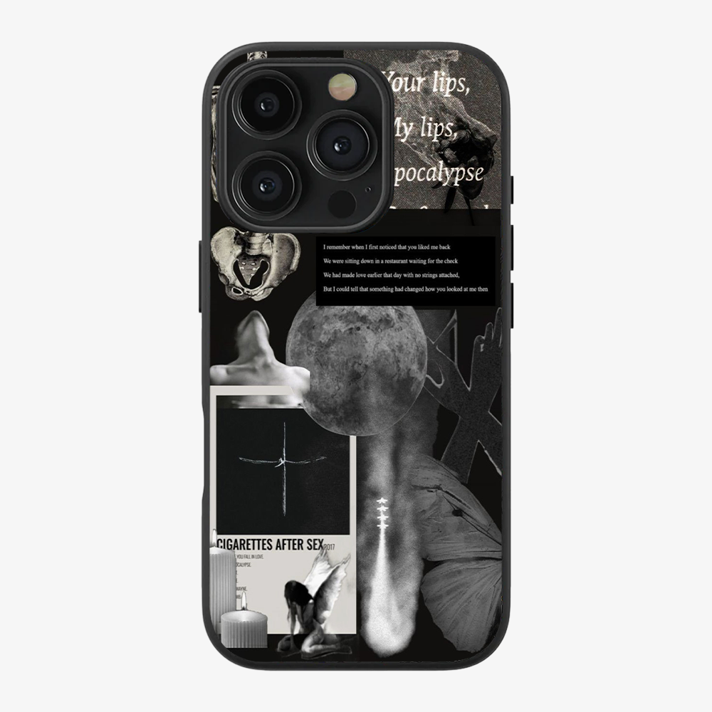 CAS Sticker | Three Phone Case Clear Silicone Case