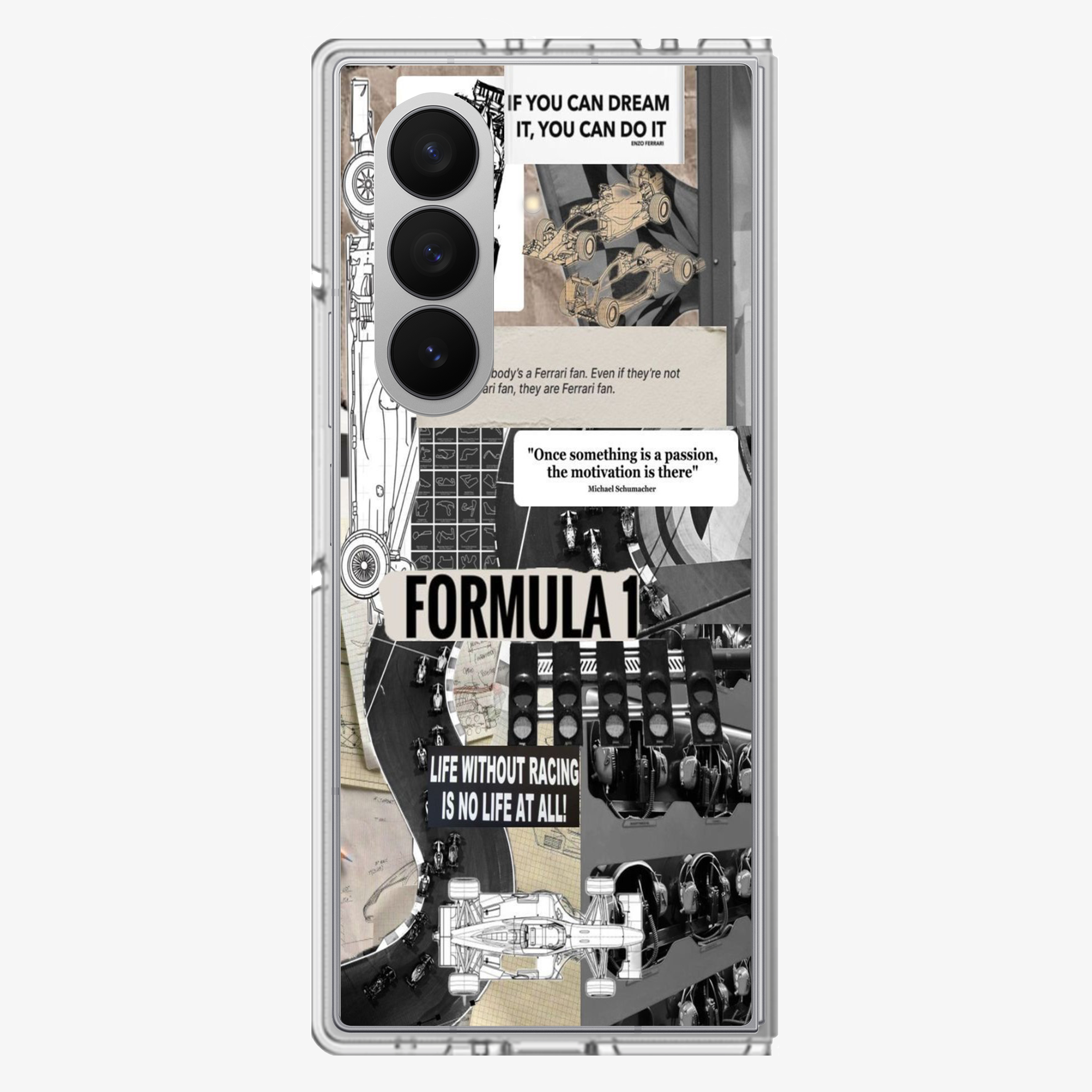 Formula 1 Sticker Samsung Z Fold Phone Case