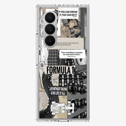 Formula 1 Sticker Samsung Z Fold Phone Case