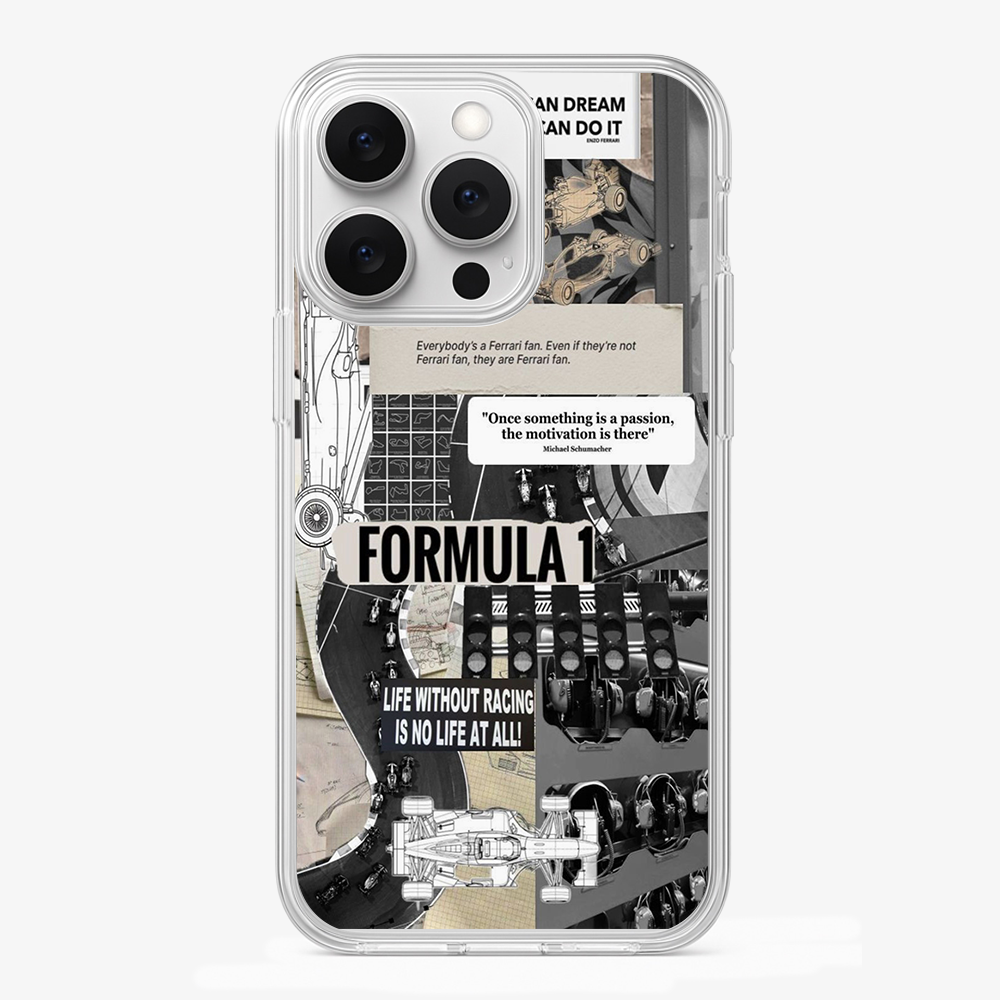 Formula 1 Sticker Phone Case Glass Case