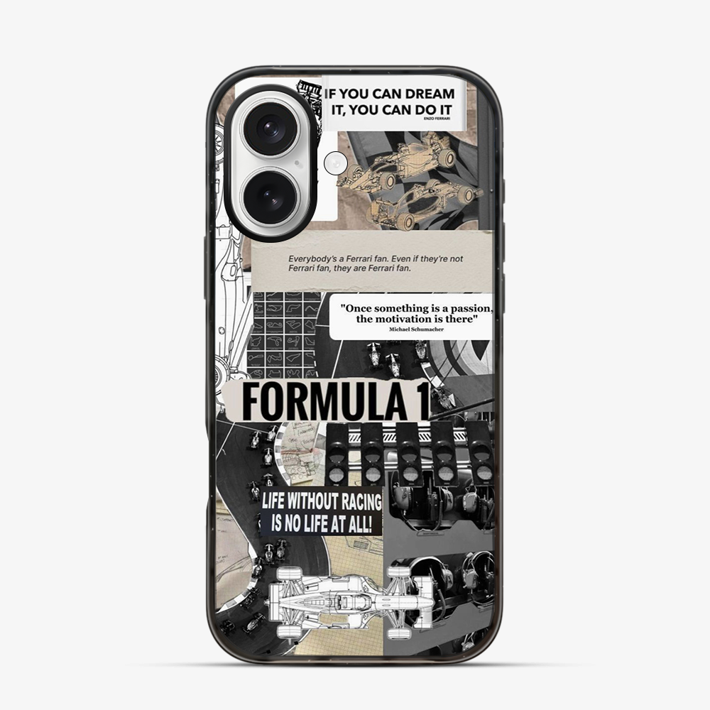 Formula 1 Sticker iPhone 16 Case