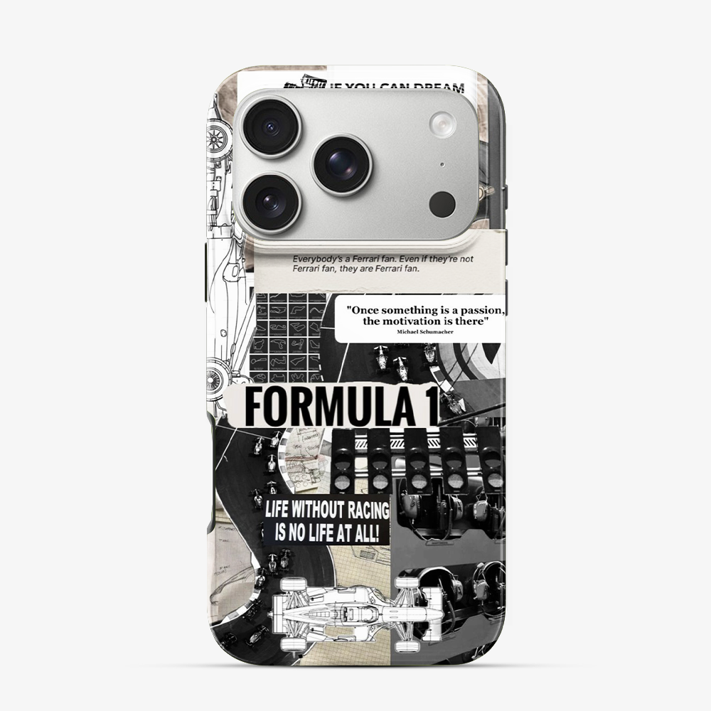 Formula 1 Sticker iPhone 17 Pro Case