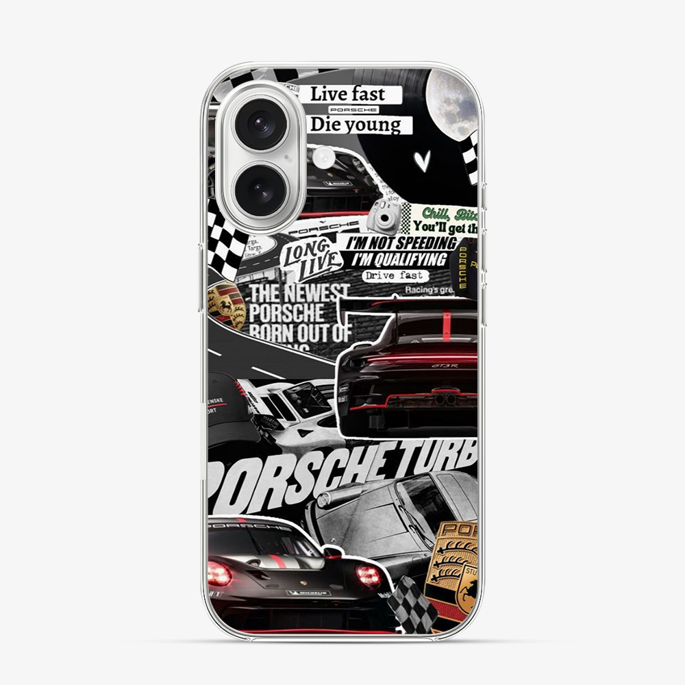 Live Fast Die Young Porsche iPhone 17 Case