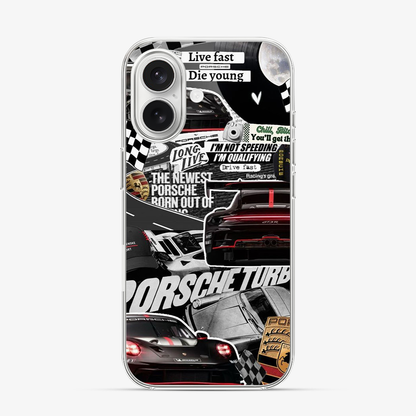 Live Fast Die Young Porsche iPhone 17 Case