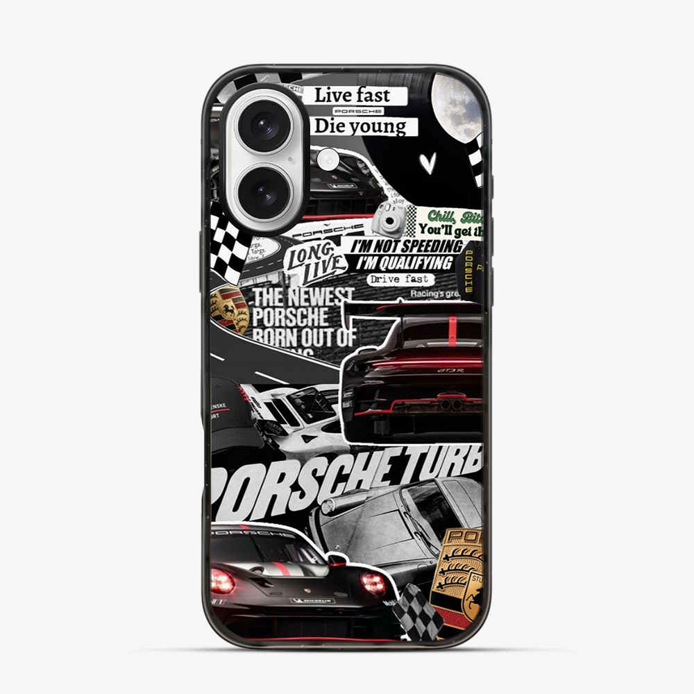 Live Fast Die Young Porsche iPhone 17 Case