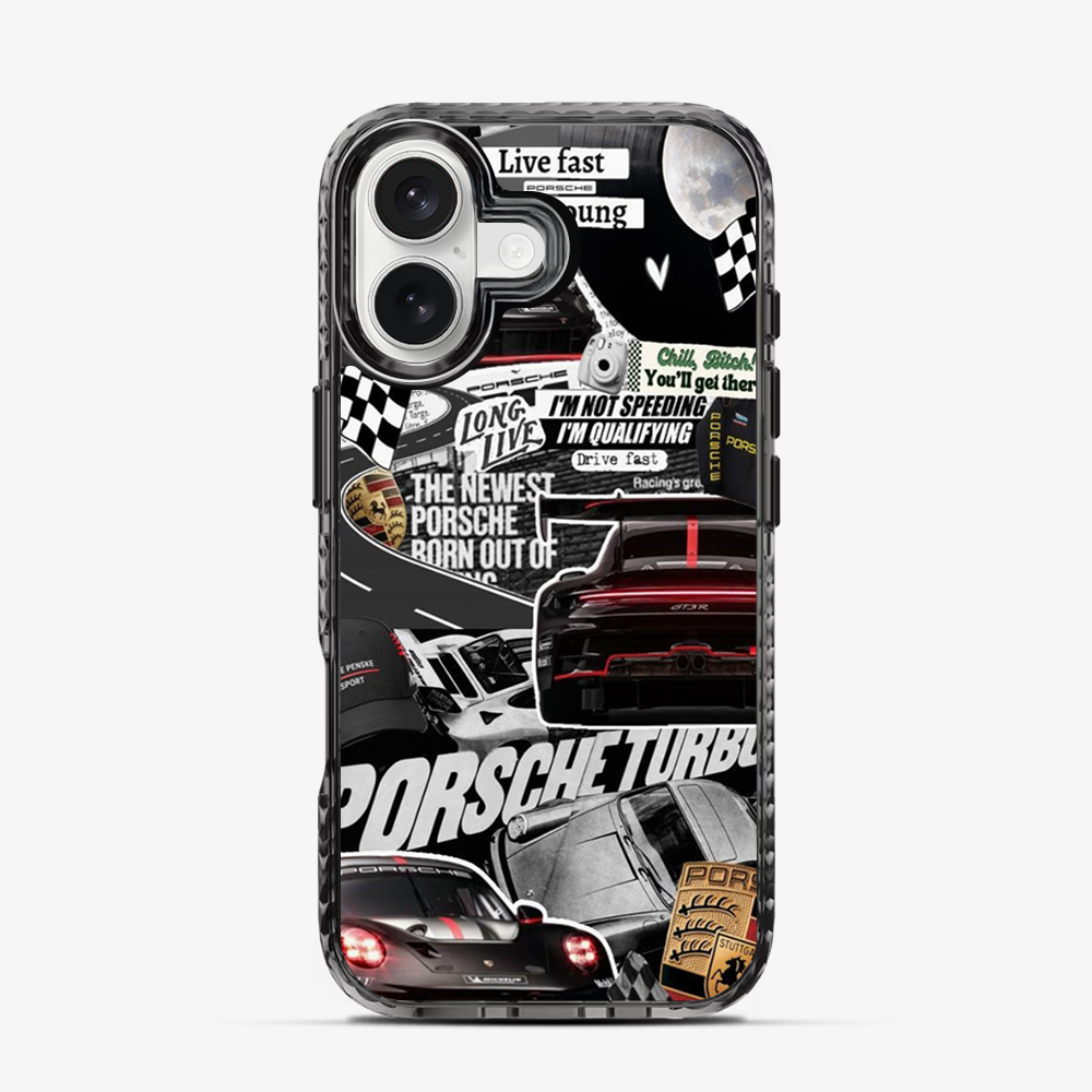 Live Fast Die Young Porsche iPhone 17 Case