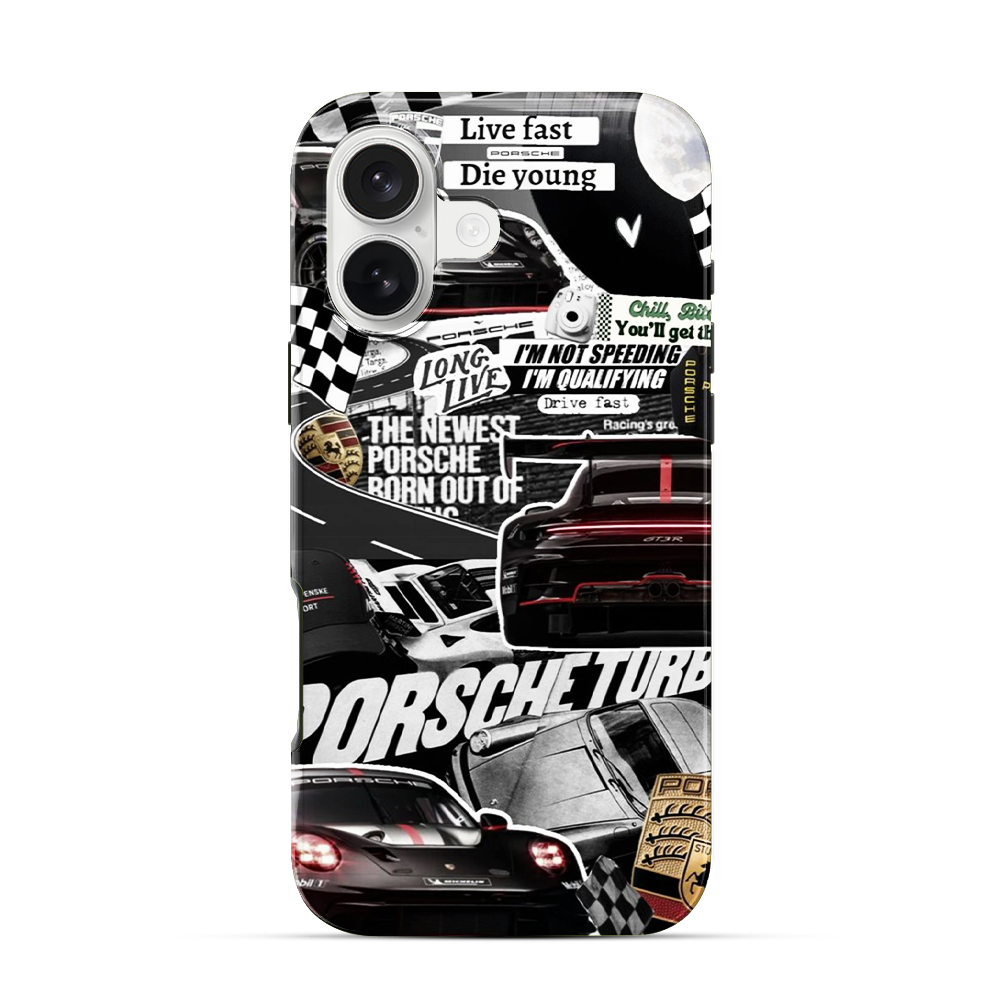 Live Fast Die Young Porsche iPhone 17 Case