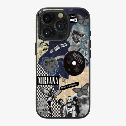 Nirvana | Two Phone Case Clear Silicone Case