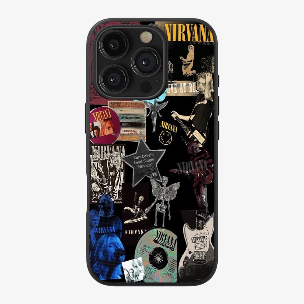 Nirvana | Three Phone Case Clear Silicone Case