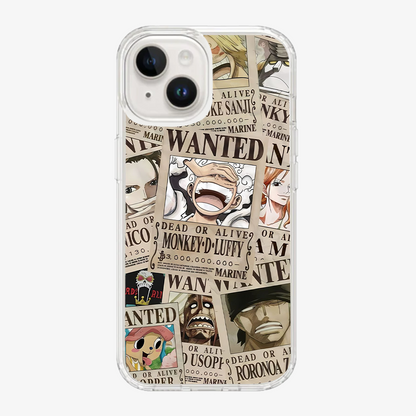 Wanted One Piece Luffy Anime Phone Case