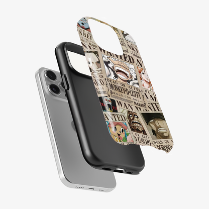 Wanted One Piece Luffy Anime Phone Case