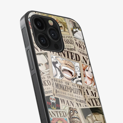 Wanted One Piece Luffy Anime Phone Case