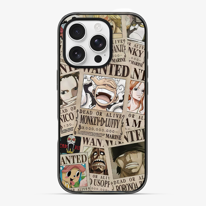 Wanted One Piece Luffy Anime Phone Case