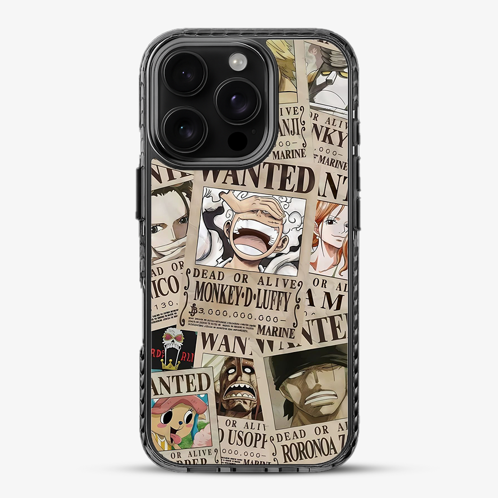 Wanted One Piece Luffy Anime Phone Case