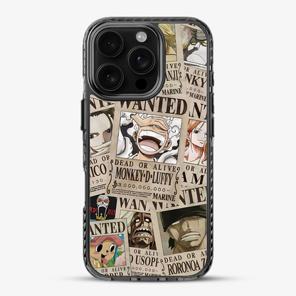 Wanted One Piece Luffy Anime Phone Case