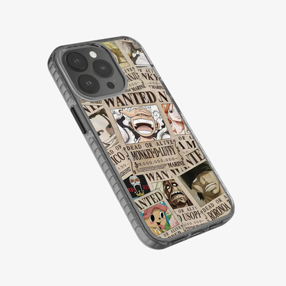 Wanted One Piece Luffy Anime Phone Case