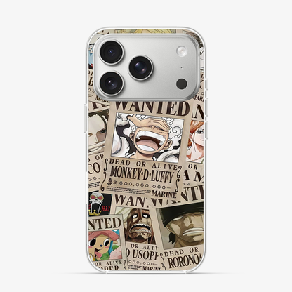 Wanted One Piece Luffy Anime iPhone 17 Pro Max Case