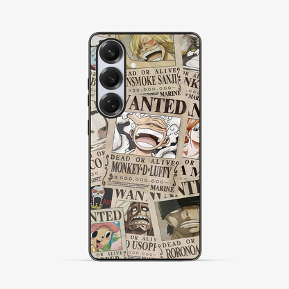 Wanted One Piece Luffy Anime Samsung Phone Case Glass Case