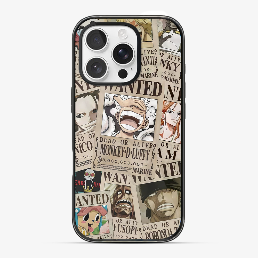 Wanted One Piece Luffy Anime Phone Case Anti Yellow Silicone Case