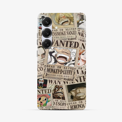 Wanted One Piece Luffy Anime Samsung Phone Case Tough Double Layer