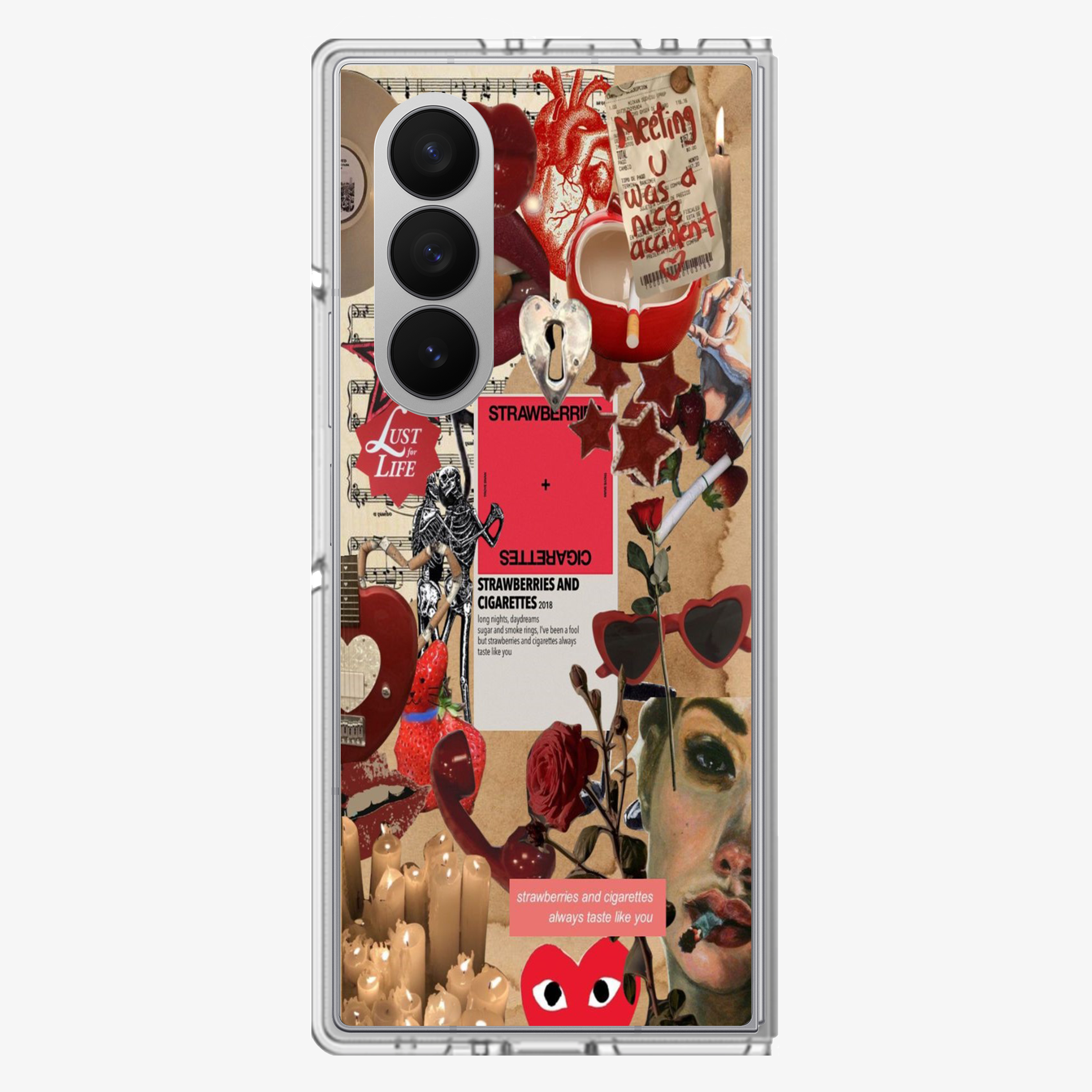 Strawberries and Cigarettes Samsung Z Fold Phone Case