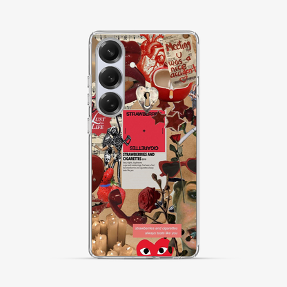 Strawberries and Cigarettes Samsung Phone Case Hard 2.0 Case