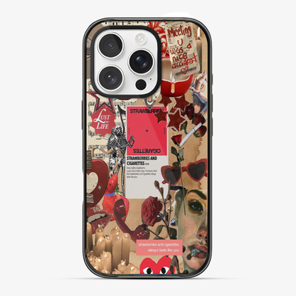 Strawberries and Cigarettes Phone Case Anti Yellow Silicone Case