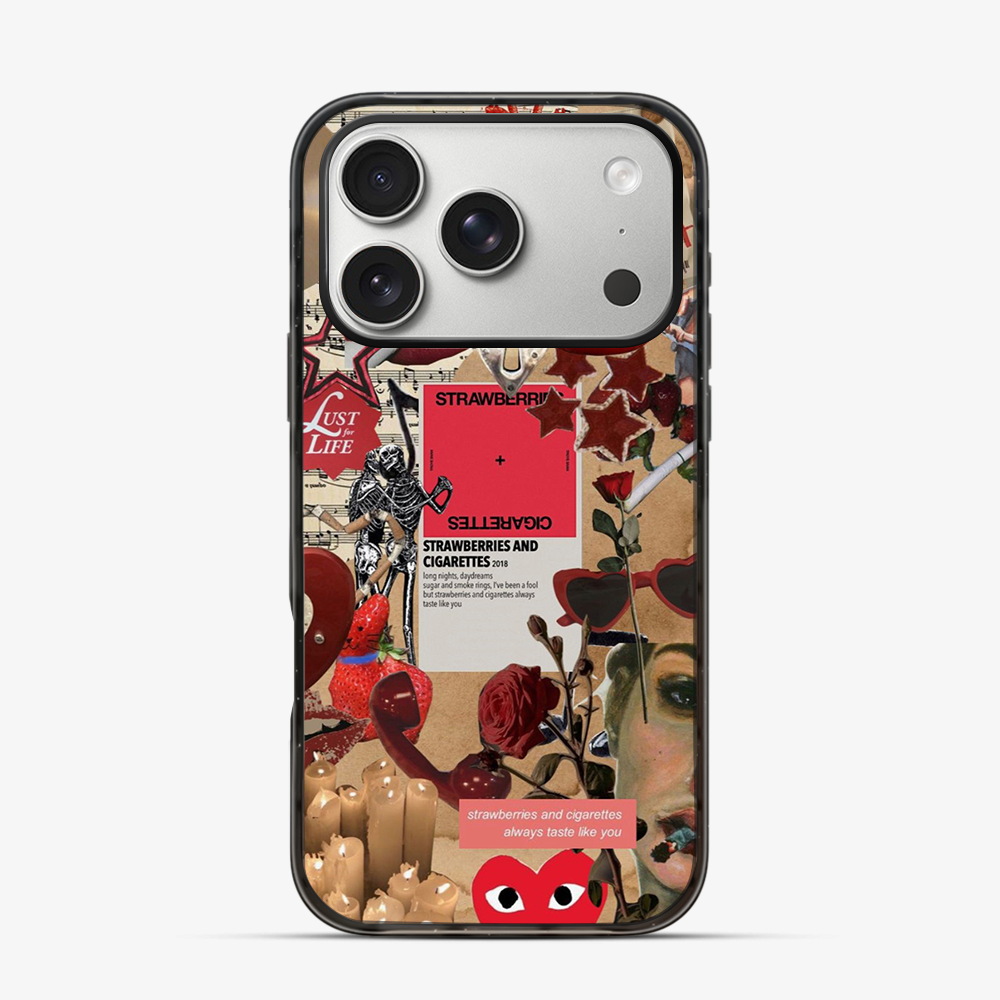 Strawberries and Cigarettes iPhone 17 Pro Max Case
