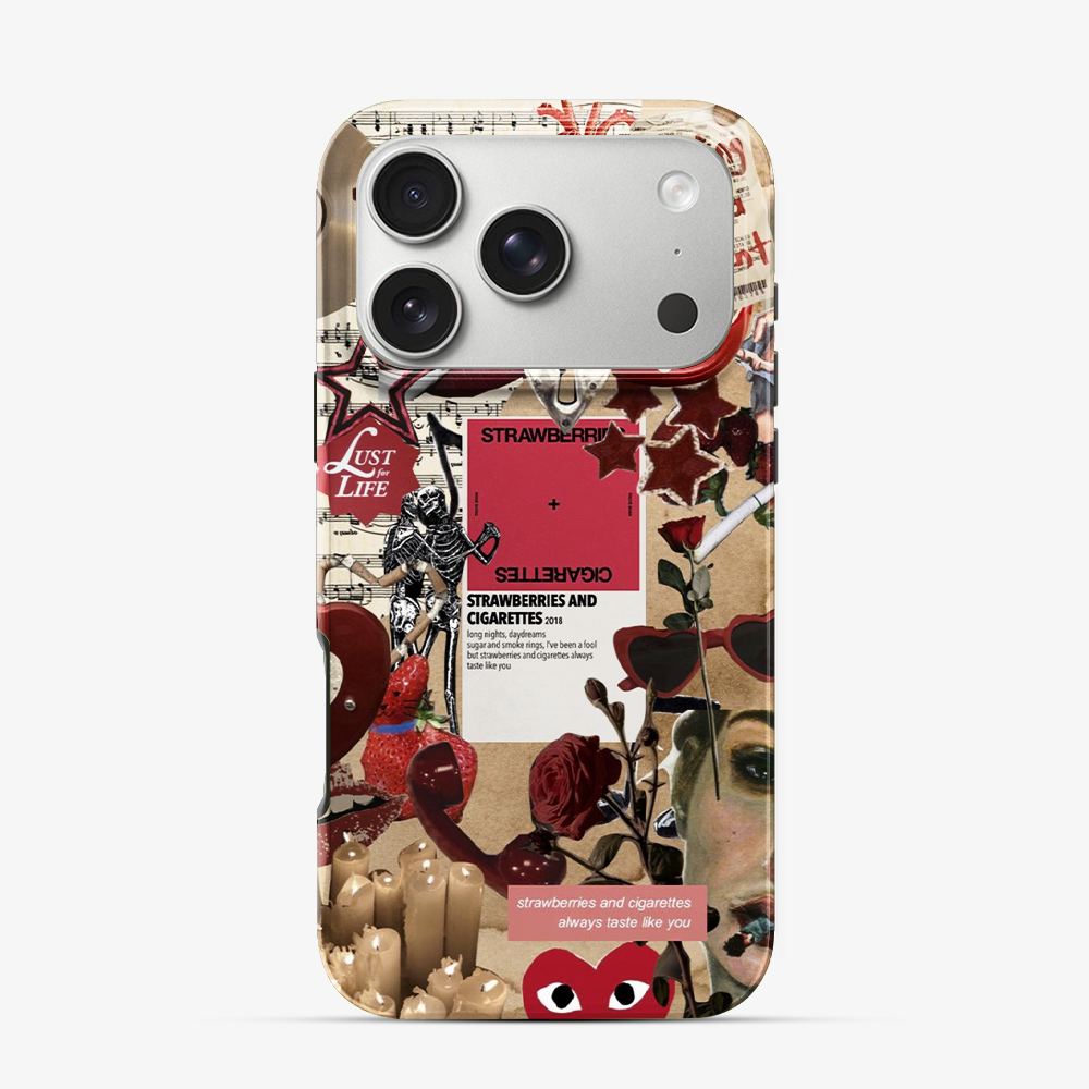 Strawberries and Cigarettes iPhone 17 Pro Max Case