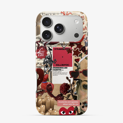 Strawberries and Cigarettes iPhone 17 Pro Max Case