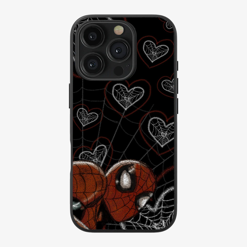 Spiderman Web-Heart Phone Case