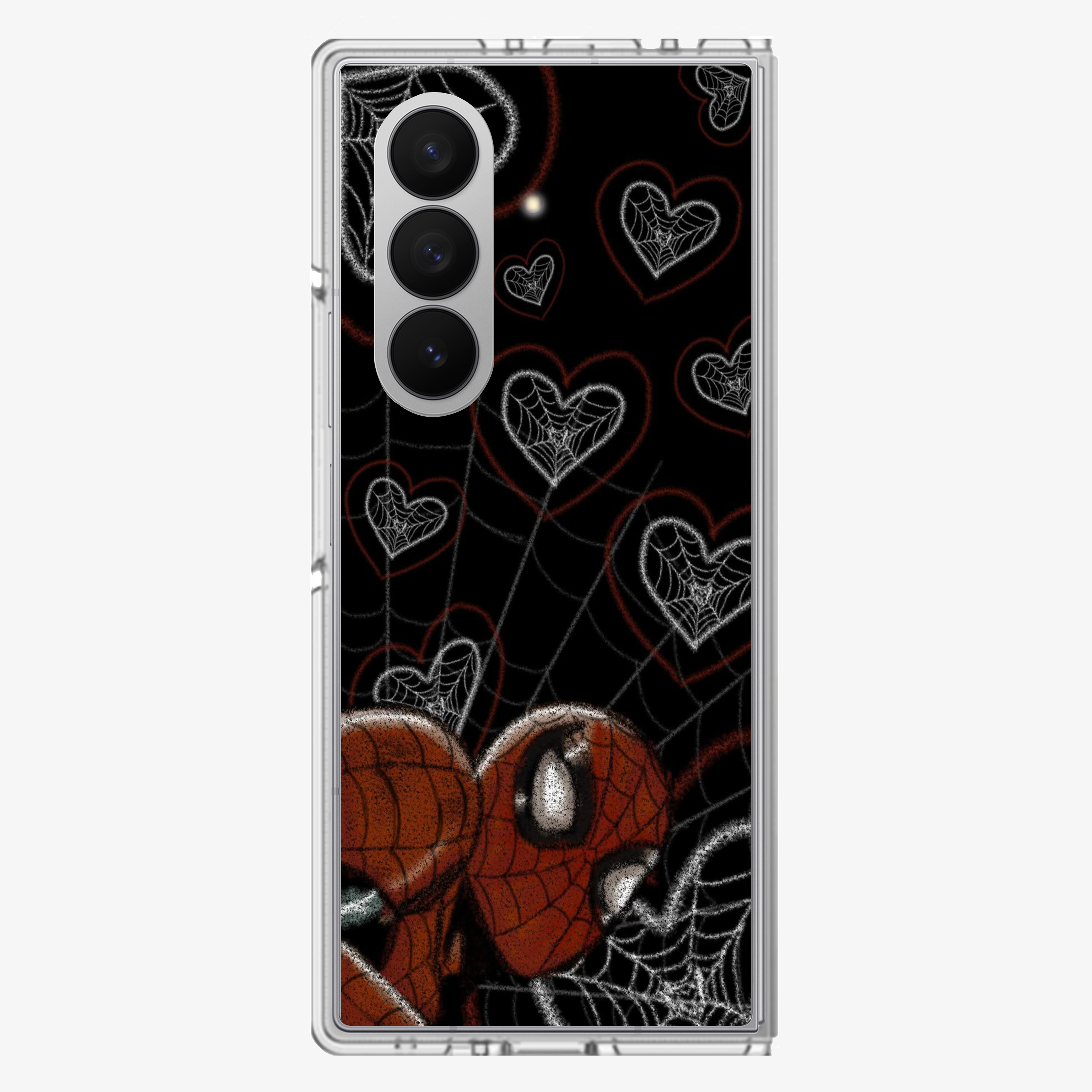 Spiderman Web-Heart Samsung Z Fold Phone Case
