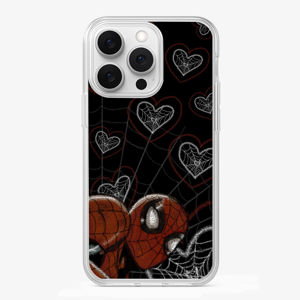 Spiderman Web-Heart Phone Case