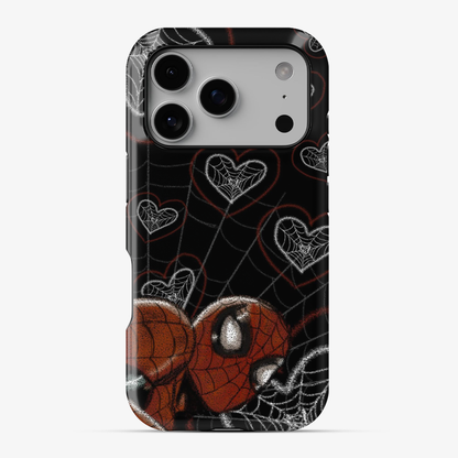 Spiderman Web-Heart Phone Case