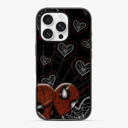 Spiderman Web-Heart Phone Case