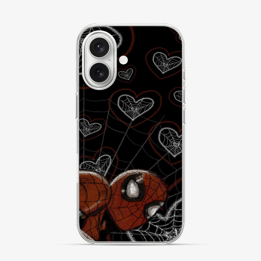 Spiderman Web-Heart iPhone 17 Case