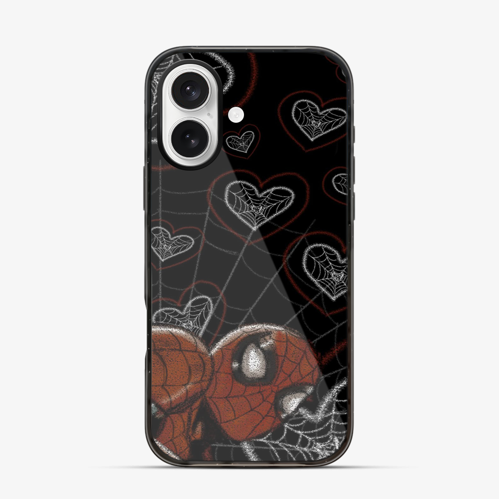 Spiderman Web-Heart iPhone 17 Case