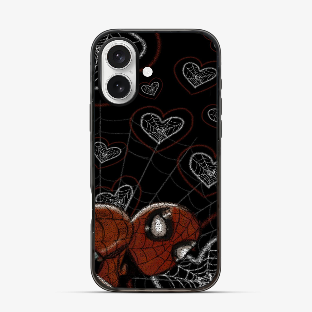 Spiderman Web-Heart iPhone 17 Case