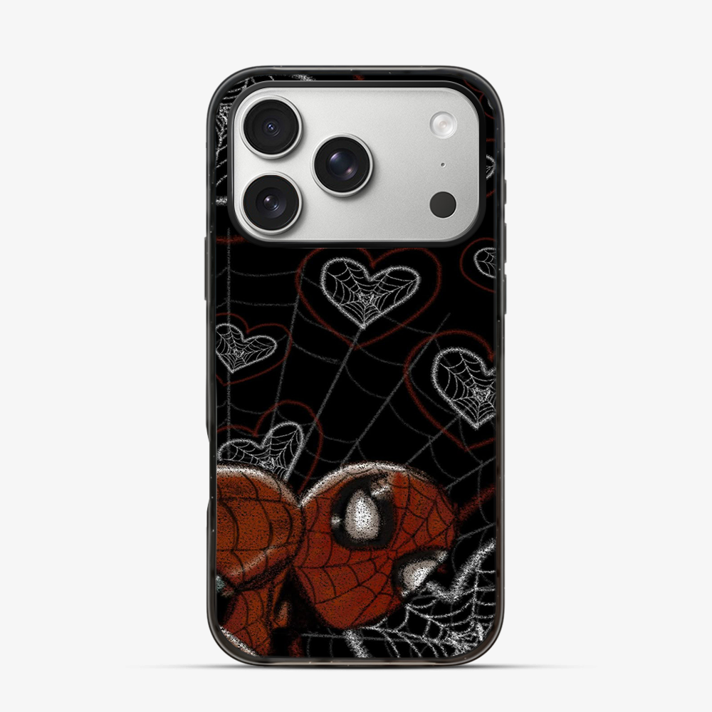 Spiderman Web-Heart iPhone 17 Pro Max Case