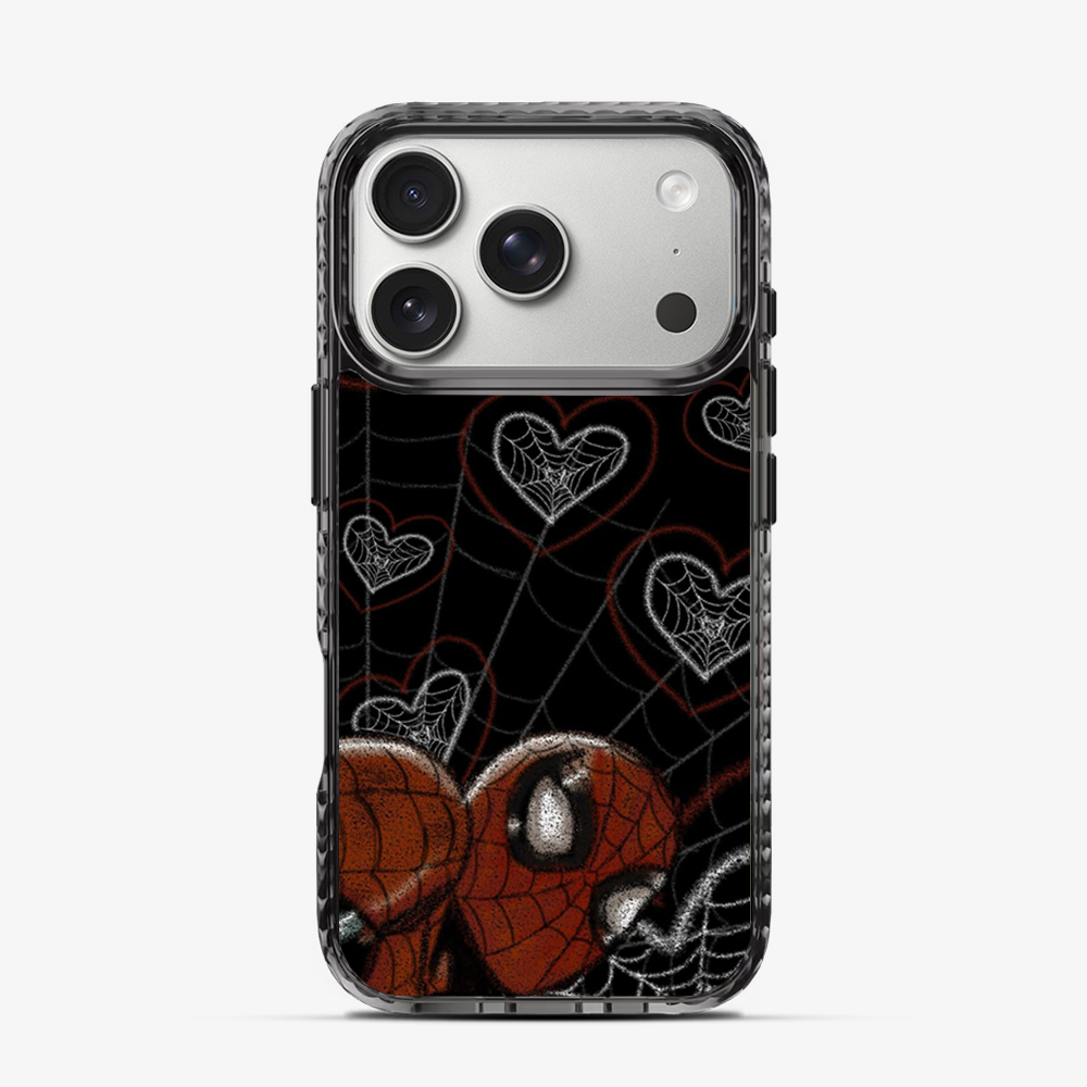 Spiderman Web-Heart iPhone 17 Pro Case