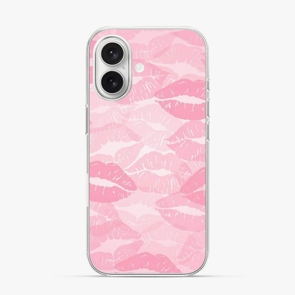 Pink Lips Pattern | Two iPhone 17 Case