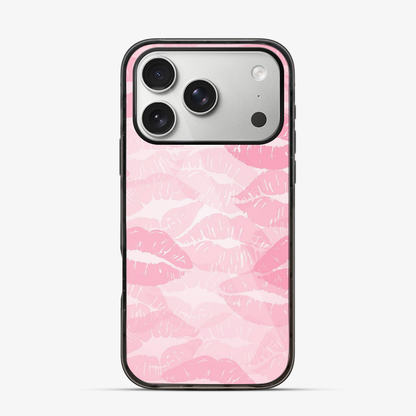 Pink Lips Pattern | Two iPhone 17 Pro Case