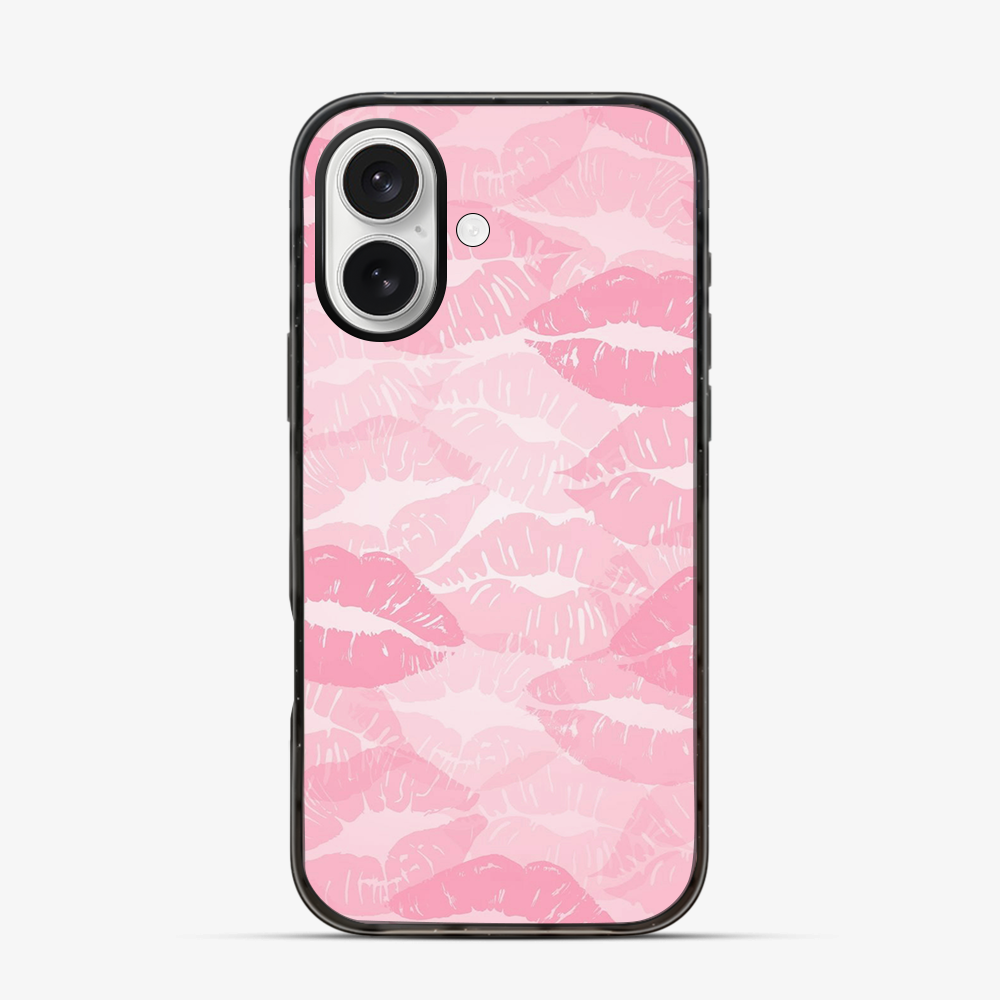 Pink Lips Pattern | Two iPhone 17 Case
